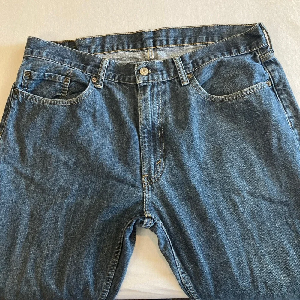 Levis 559 Jeans Mens 38x32 (Fit 36x30) Relaxed Straight Denim Med Wash Egypt